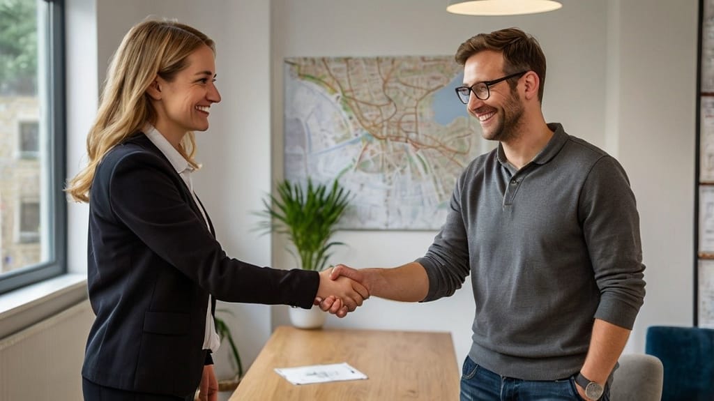 Letting Agent Helping Tenant in Southampton